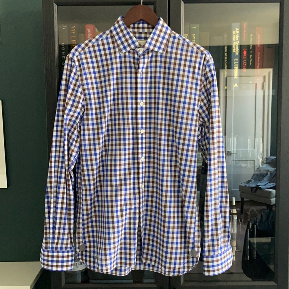 Todd Snyder Two Ply Cotton Button Up 15.5 34/35